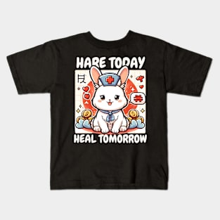 Hare today heal tomorrow Kids T-Shirt